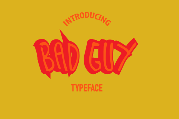 Bad Guy Display Font for Storybook-Style Campaigns