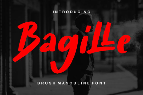 Bagille Display Font for Editorial Branding and Masculine Typography