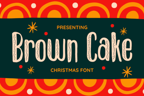 Brown Cake: A Display Font with Warm, Natural Charm