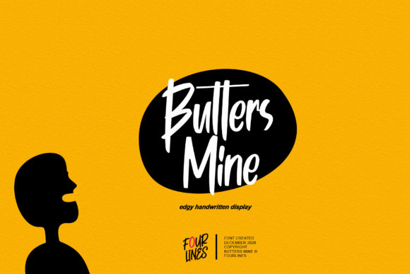 Butters Mine: An Edgy Display Font with Laid-Back Style