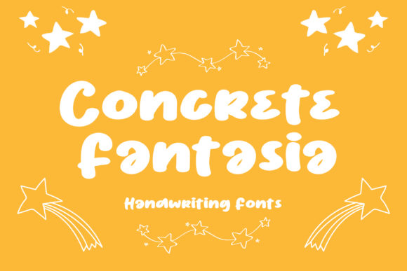 Concrete Fantasia: A Cute Brushed Display Font for Branding