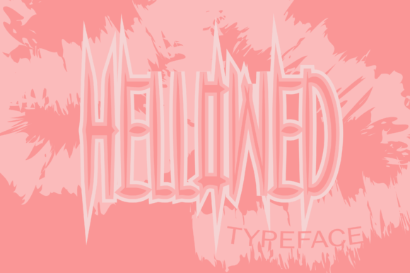 Hellowed Font: A Bold Display Font for Handmade Creators