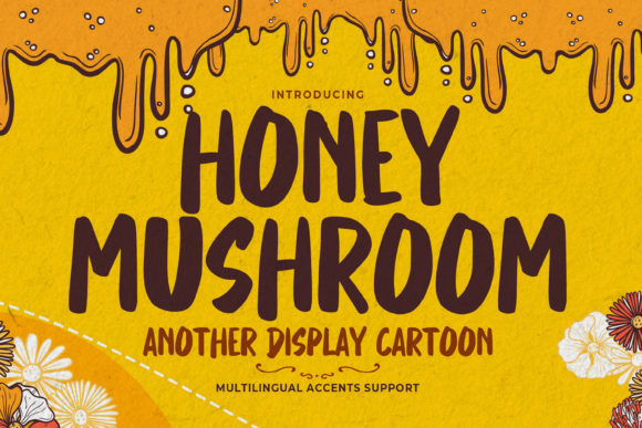 Honey Mushroom Display Font for Modern Brand Logos and Campaigns