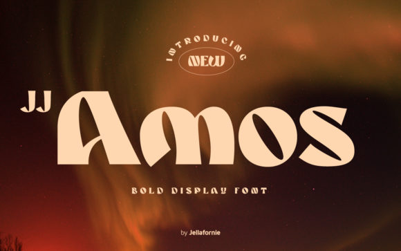 JJ Amos: A Bold and Modern Display Font for Publishers