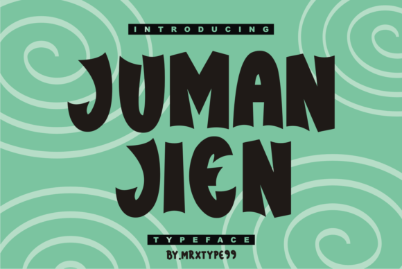 Juman Jien Display Font for Bold Brand Identity