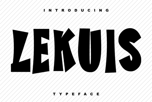 Lekuis Display Font for Bold Brand Identity