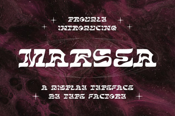 Marsea: A Thick Wavy Display Font for Bold Campaigns