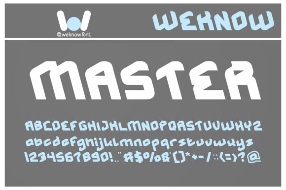 Master Font: Bold Display Typeface for Editorial Design