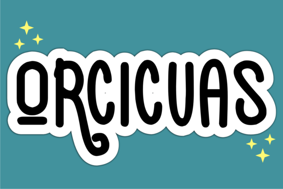 Orcicuas Display Font for Standout Business Branding