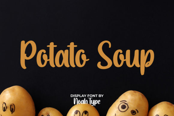 Potato Soup Display Font for Campaign Designers