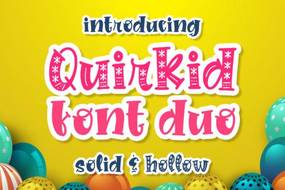 Quirkid: The Playful Display Font for Joyful Editorial Design