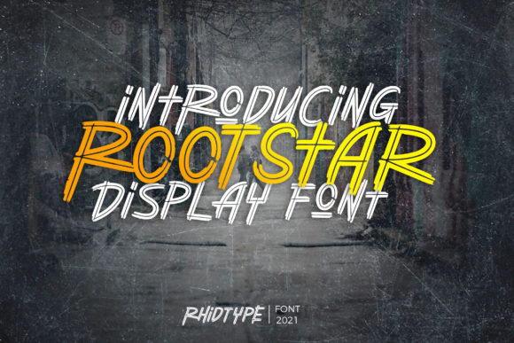 Rootstar: The Craft-Friendly Display Font for Logos and Quirky Labels