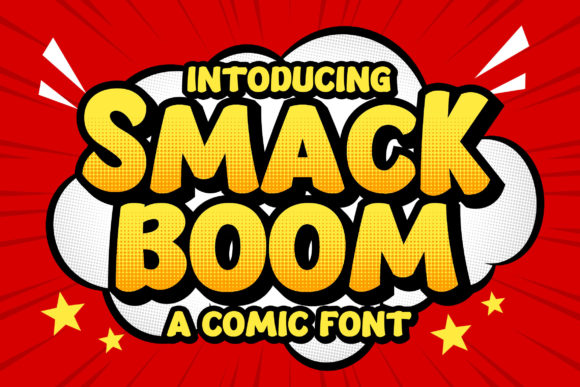 Smack Boom Display Font: Playful Branding for Small Businesses