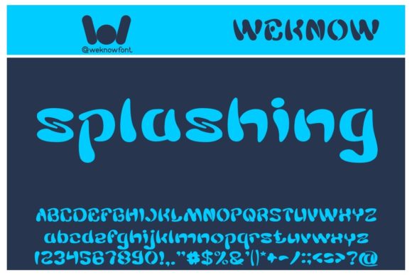 Splashing Display Font: A Designer's Hands-On Review