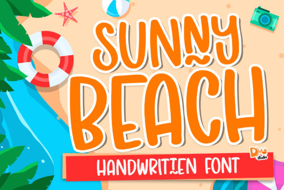 Sunny Beach Font: A Playful Display Typeface for Branding