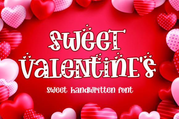 Sweet Valentine’s: A Romantic Display Font for Editorial Design