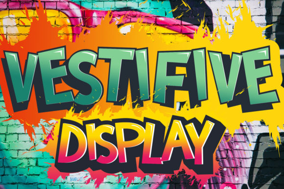 Vestifive: A Bold, Urban Display Font for Editorial Impact